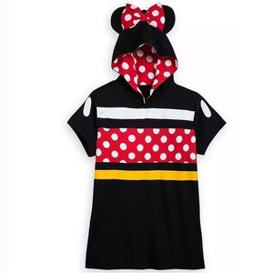 Disney Parks • Minnie Mouse Short Sleeve Hoodie - XS